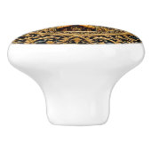 Golden Reverence Virgin Mary Keramische Knop (Zijkant)