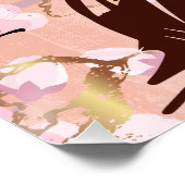 Golden Reverie Sakura Dromen in Hoop Perfect Poster (Hoek)