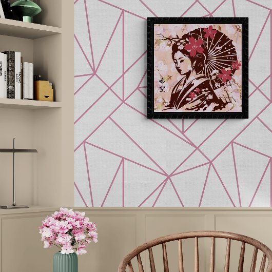 Golden Reverie Sakura Dromen in Hoop Perfect Poster