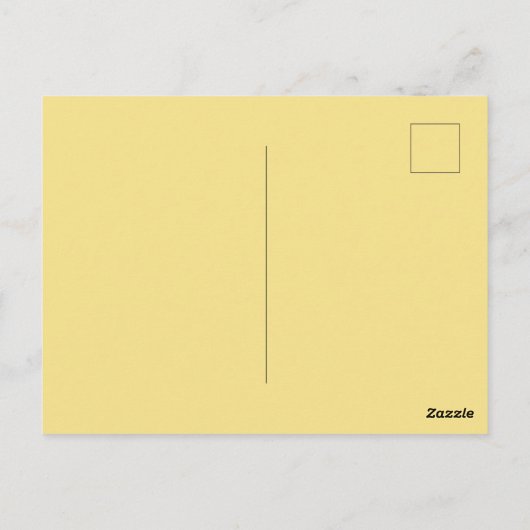 Golden Ribbon Christmas Tree Briefkaart (Achterkant)