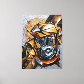 Golden Ride Power Canvas Afdruk (Voorkant)