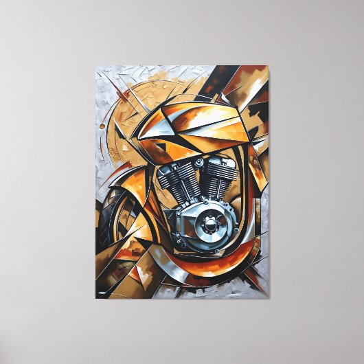 Golden Ride Power Canvas Afdruk (Voorkant)