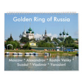 Golden Ring van de Russische fotokalender Kalender (Hoes)