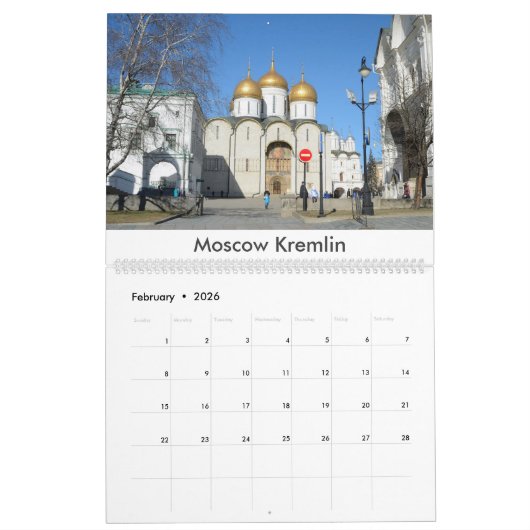 Golden Ring van de Russische fotokalender Kalender (Feb 2026)