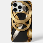 Golden Rings Abstracte Kunst – Modern Luxe Ontwerp Case-Mate iPhone Case (Achterkant)