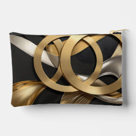 Golden Rings Abstracte Kunst – Modern Luxe Ontwerp Etui
