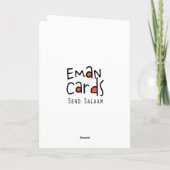 Golden Rings Engagement Card Kaart (Achterkant)