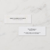 Golden Rings Mini Visitekaartje (Voorkant / Achterkant)