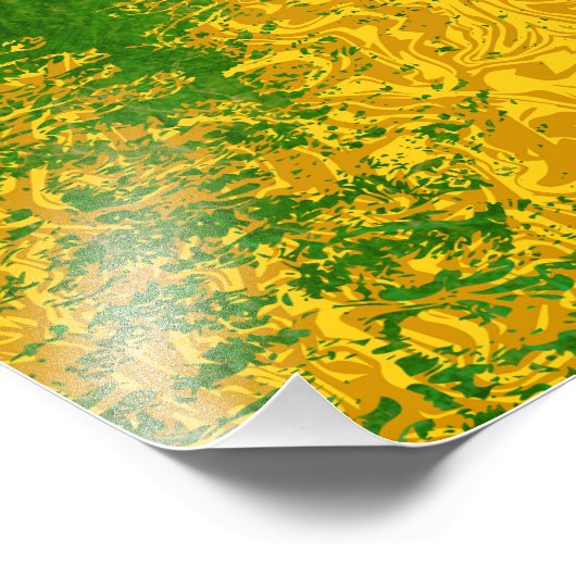 Golden Road Foto Afdruk (Hoek)