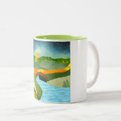 Golden Road Tweekleurige Koffiemok (Voorkant rechts)