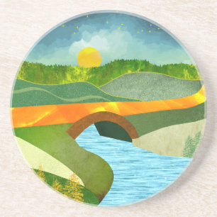 Golden Road Zandsteen Onderzetter