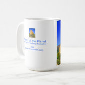 Golden Rock Mok natuur kunst schoonheid (Voorkant links)