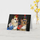 Golden Rock Star Verjaardag Kaart (Gele Bloem)