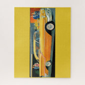 Golden Rocket 88 Oldsmobile uit 1950 Legpuzzel (Verticaal)
