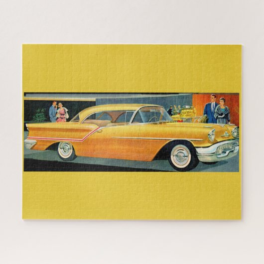 Golden Rocket 88 Oldsmobile uit 1950 Legpuzzel (Horizontaal)