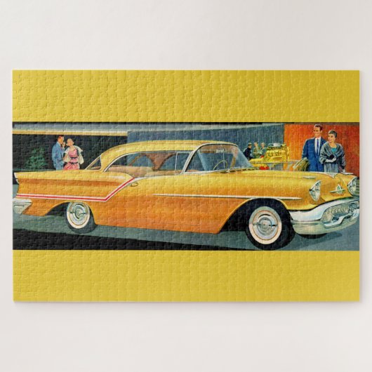 Golden Rocket 88 Oldsmobile uit 1950 Legpuzzel (Horizontaal)