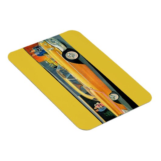 Golden Rocket 88 Oldsmobile uit 1950 Magneet (Rechterzijde)