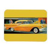 Golden Rocket 88 Oldsmobile uit 1950 Magneet (Horizontaal)