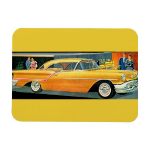 Golden Rocket 88 Oldsmobile uit 1950 Magneet