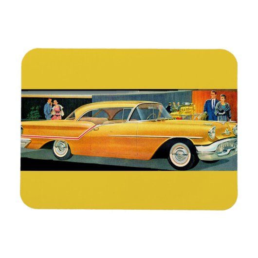 Golden Rocket 88 Oldsmobile uit 1950 Magneet (Horizontaal)
