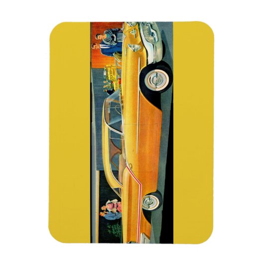 Golden Rocket 88 Oldsmobile uit 1950 Magneet (Verticaal)