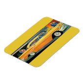 Golden Rocket 88 Oldsmobile uit 1950 Magneet (Linkerzijde)