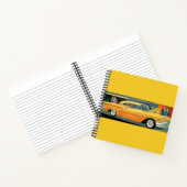 Golden Rocket 88 Oldsmobile uit 1950 Notitieboek (Binnen)