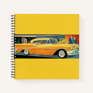Golden Rocket 88 Oldsmobile uit 1950 Notitieboek