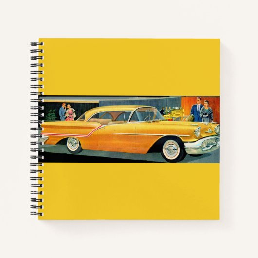 Golden Rocket 88 Oldsmobile uit 1950 Notitieboek (Voorkant)