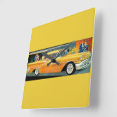 Golden Rocket 88 Oldsmobile uit 1950 Vierkante Klok (Hoek)