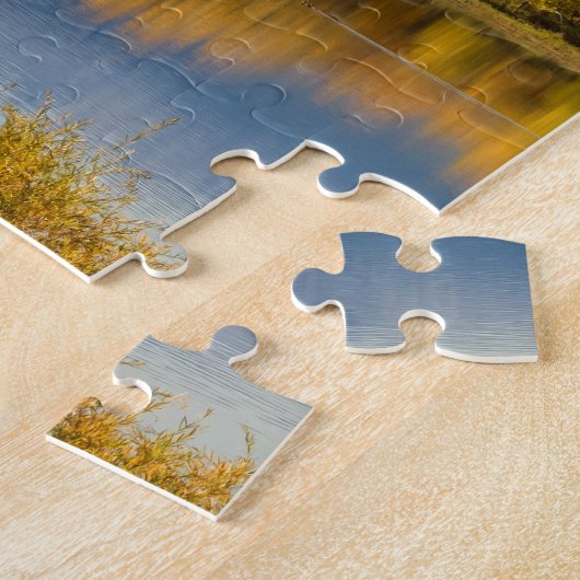 Golden Rocky Mountain Front Uitzicht Legpuzzel (Zijkant)