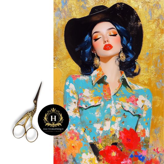 Golden Rodeo Glam Decoupage Tissuepapier