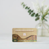 Golden Rolling Hills (pack 100) Zakelijk Afsprakenkaartje (Staand voorkant)