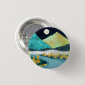 Golden Ronde Button 3,2 Cm (Voorkant /achterkant)