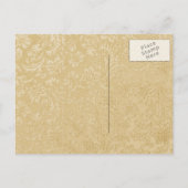 Golden Roos 50e Jubileum RSVP Uitnodiging Briefkaart (Achterkant)