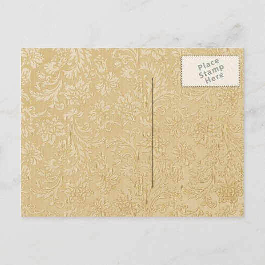 Golden Roos 50e Jubileum RSVP Uitnodiging Briefkaart (Achterkant)