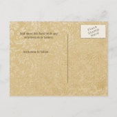 Golden Roos 50ste Jubileum Save the Date Aankondigingskaart (Achterkant)