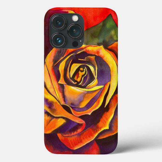 Golden Roos Art Case-Mate iPhone Case (Achterkant)