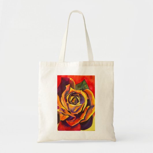 Golden Roos Art Tote Bag (Voorkant)