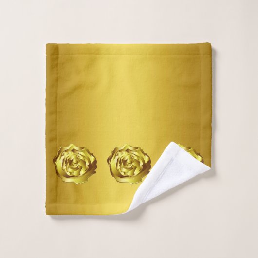 Golden Roos Bad Handdoek (Wasdoekje)