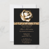 Golden Roos Bridal Shower Kaart (Voorkant)