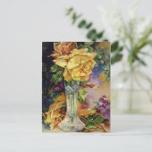  Golden Roos Briefkaart (Staand voorkant)