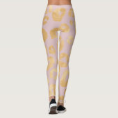 Golden Roos Cheetah Animal Print Leggings (Achterkant)