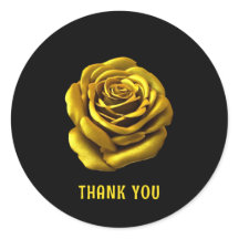 Golden Roos Classic Round Sticker