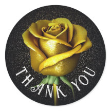 Golden Roos Classic Round Sticker