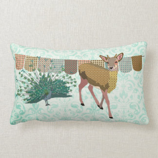 Golden Roos Deer & Peacock Mojo Pillow Kussen