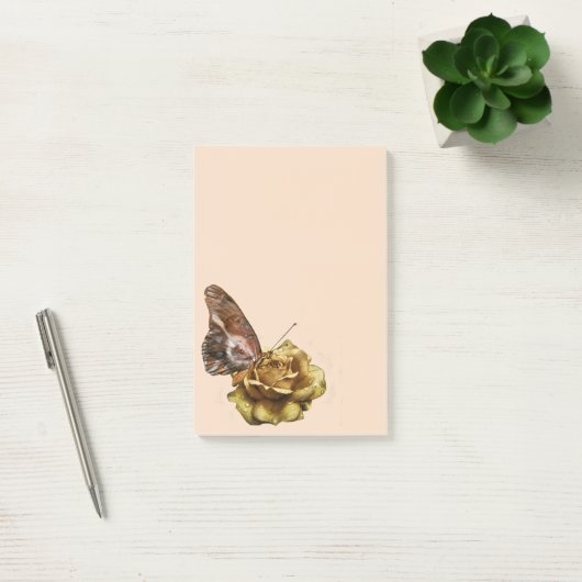 Golden Roos Dog Butterfly Wings Post-it® Notes (Kantoor)