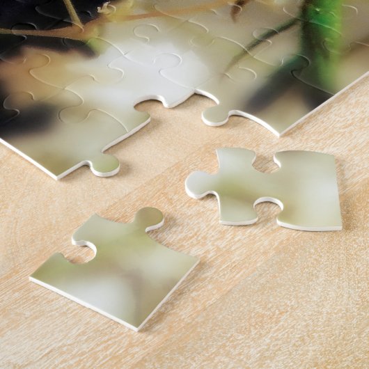 Golden Roos Flower Creative Love Legpuzzel (Zijkant)