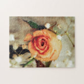 Golden Roos Flower Creative Love Legpuzzel (Horizontaal)
