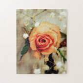 Golden Roos Flower Creative Love Legpuzzel (Verticaal)